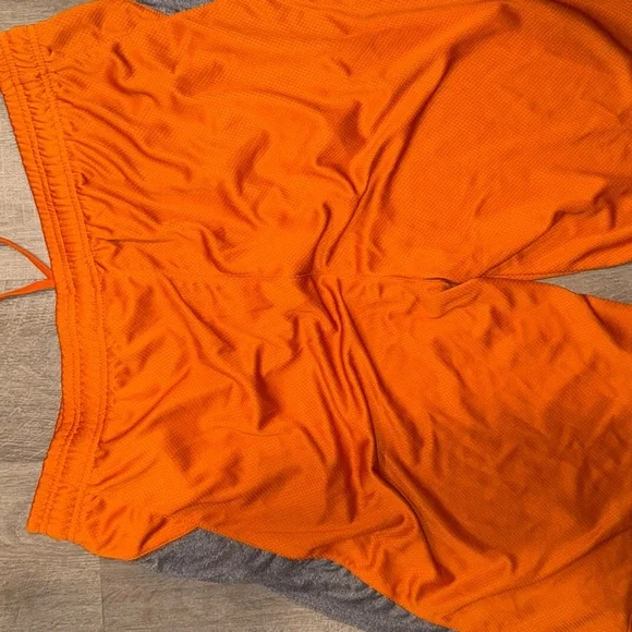 Fanatics Orange and Gray Men's Athletic Shorts - Picture 7 of 9